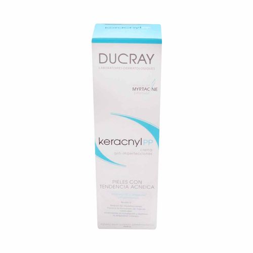 Crema calmante anti-imperfecciones, Keracnyl PP+, piel grasa, 30 ml