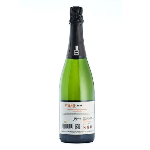 Vino Blanco Espumoso Mexicano Vivante Brut de 750ml
