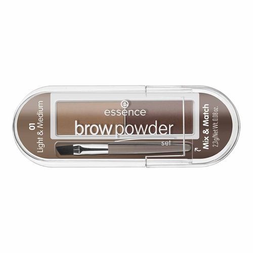 Sombras para Cejas Essence Mix & Match Tono 01 Light & Medium