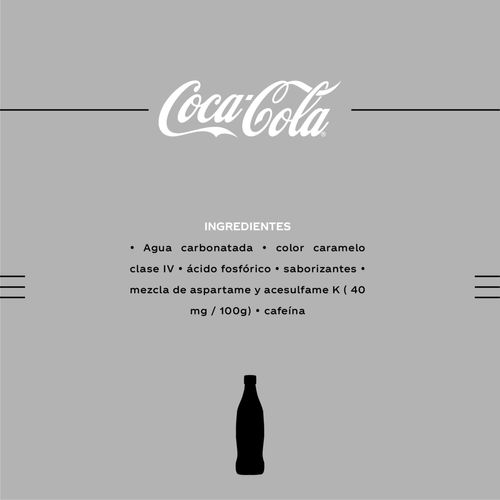 Refresco Coca-Cola Light Vidrio 500ml
