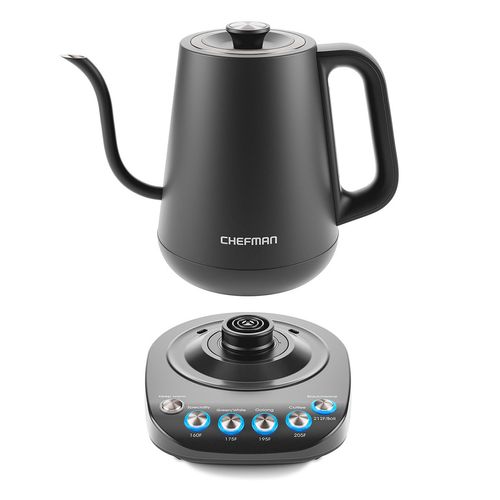 Hervidor Eléctrico Chefman Cuello de Cisne 850ml 1000W 120V Negro