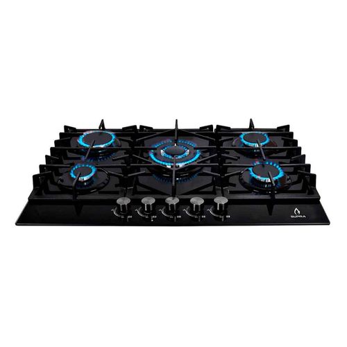 Parrilla Supra Empotrable a Gas 5 Quemadores Senza 76cm