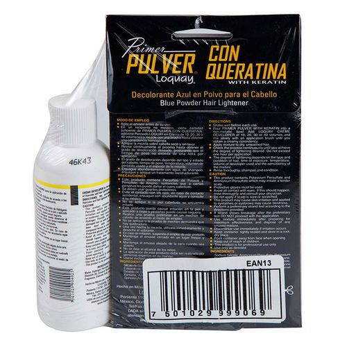 Decolorante en Polvo Loquay Primer Pulver 20 Volúmenes con Queratina 50g