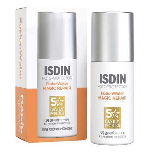 Fotoprotector Facial Isdin Fotoultra Age Repair Fusion Water FPS 50 Triple Acción 50ml