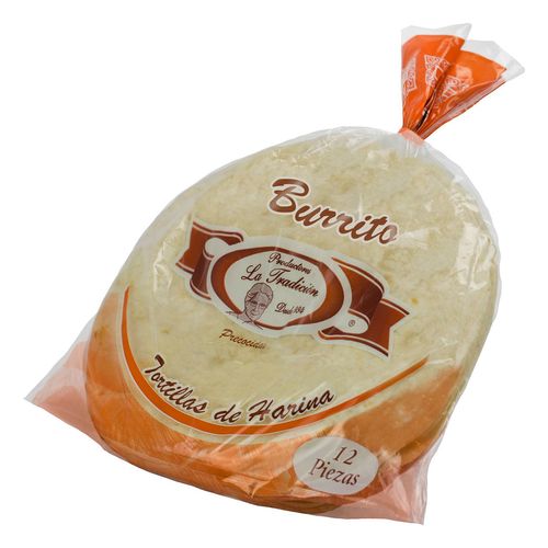 Tortilla de Harina Tradición para Burrito 12 piezas 620g