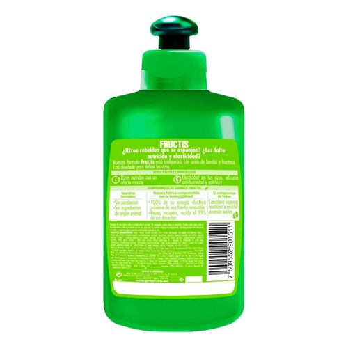 Crema para Peinar Garnier Fructis Rizos Elásticos Efecto Resorte 300ml