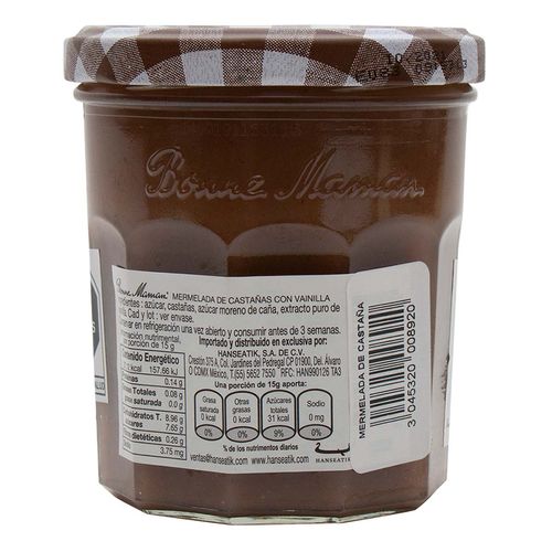 Mermelada Bonne Maman Castana con Vainilla 370g