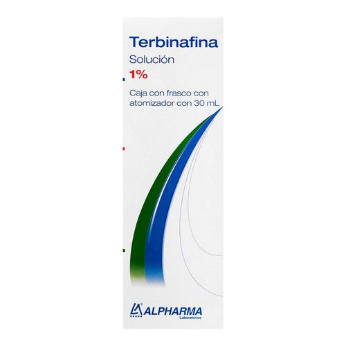Solución Genérica Terbinafina 1% Frasco con Atomizador con 30ml