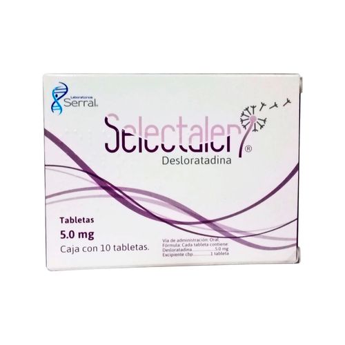 Tabletas Selectaler 5.0mg Caja con 10 Tabletas