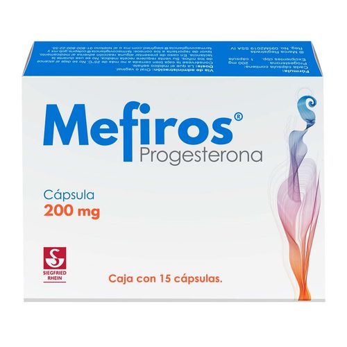 Cápsulas Mefiros 200mg Caja con 15 Cápsulas