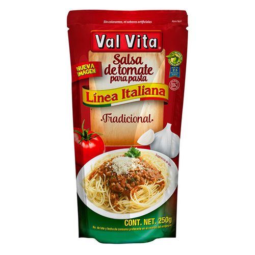 Salsa de Tomate para Pasta Val Vita Tradicional 250g