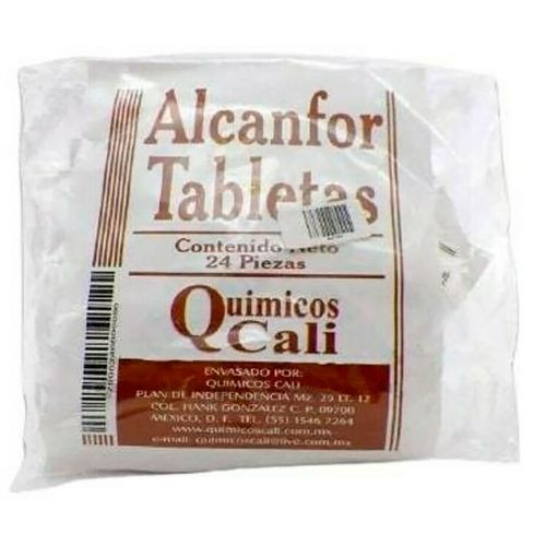 Tabletas Alcanfor 24 Tabletas