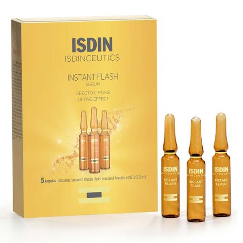Sérum Facial Isdin Instant Flash 5 Ampolletas de 2ml