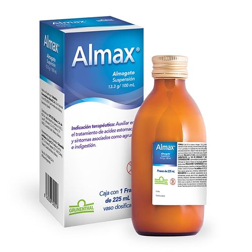 Suspensión Almax 13.3g/100ml Frasco con 225ml
