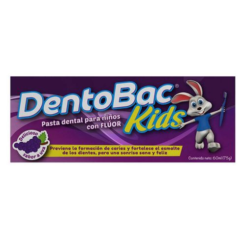 Pasta Dental Infantil Dentobac Kids Uva 60ml