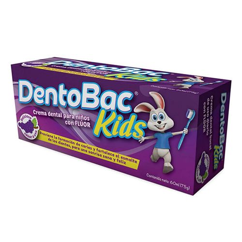 Pasta Dental Infantil Dentobac Kids Uva 60ml