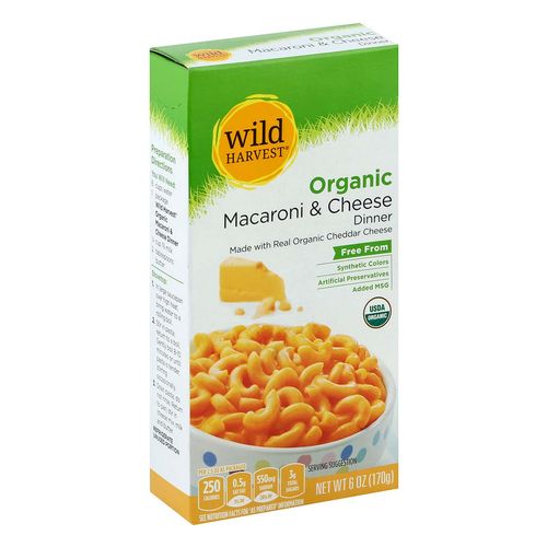 Pasta Wild Harves Macarrón Queso 170g