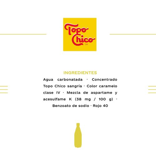 Refresco Topo Chico Sangría Light 600ml