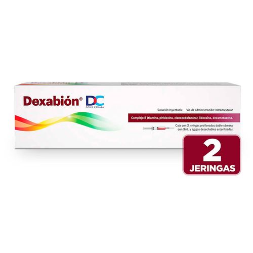 Solución Dexabión DC Caja con 2 Jeringas