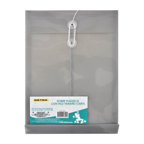 Sobre Plastico conHilo T/Carta Dietrix