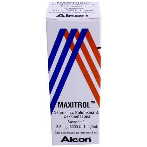 Suspensión Oftálmica Maxitrol Frasco Gotero con 5ml