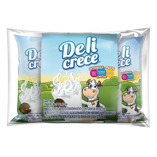 Alimento Lácteo deli Leche 3 Piezas de 1L c/u
