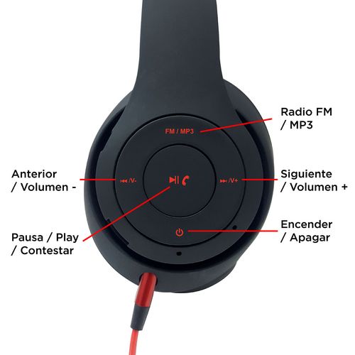 Audífonos Select Sound On Ear Diadema Inalámbricos Negro BTH024