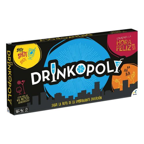 Juego de Mesa Novelty Adulto Drinkopoly