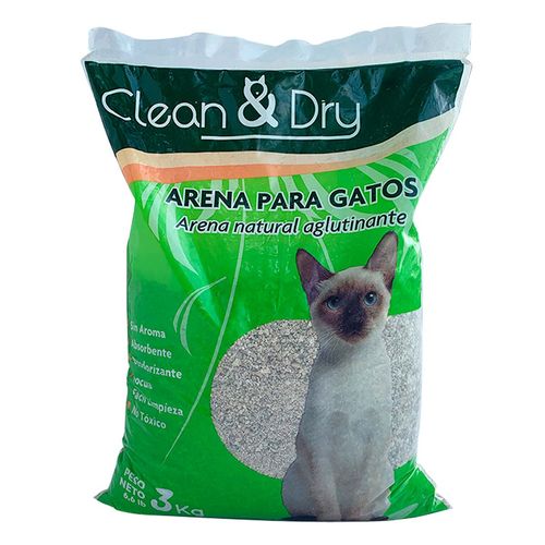 Arena Aglutinante para Gato Clean&Dry