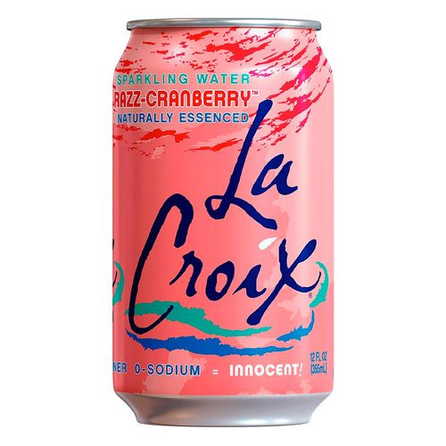 Agua Mineral La Croix Frambuesa Arándano 12 Pack 355ml