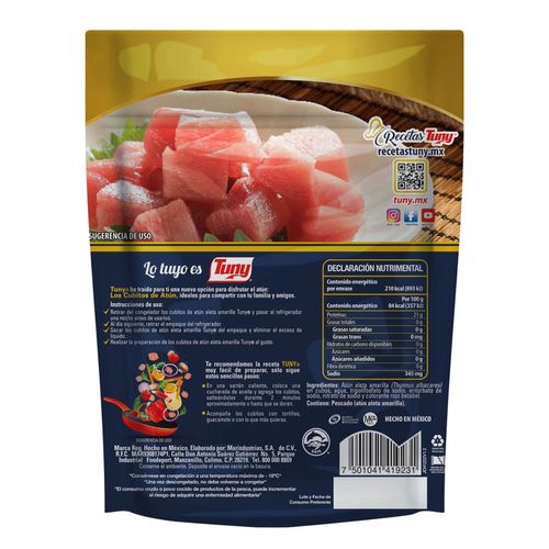 Cubitos de atún Tuny 250g