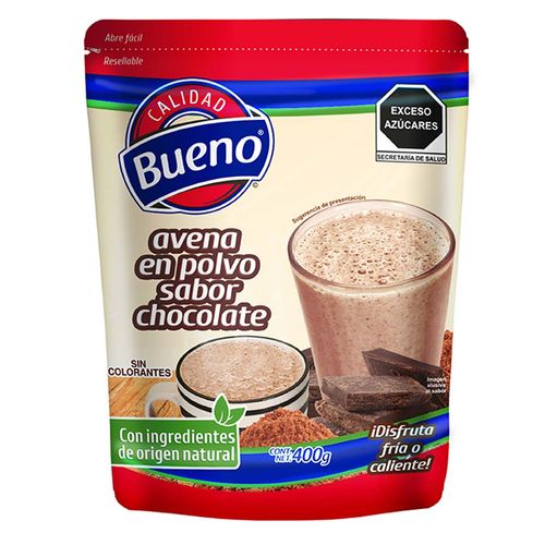 Avena en Polvo Calidad Bueno  Sabor Chocolate  400g