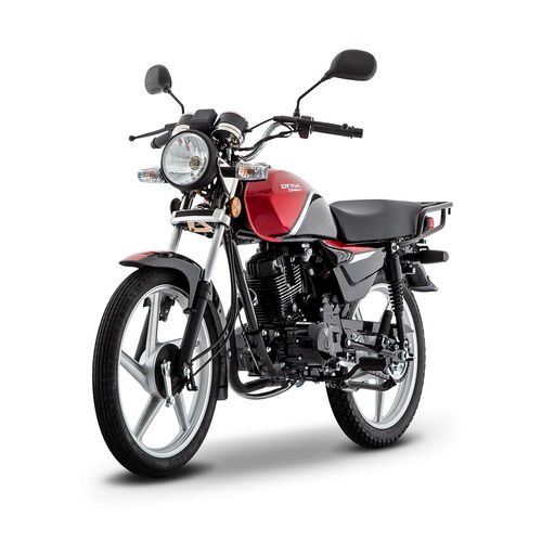 Moto Italika DT150 Clasica Rojo Negro
