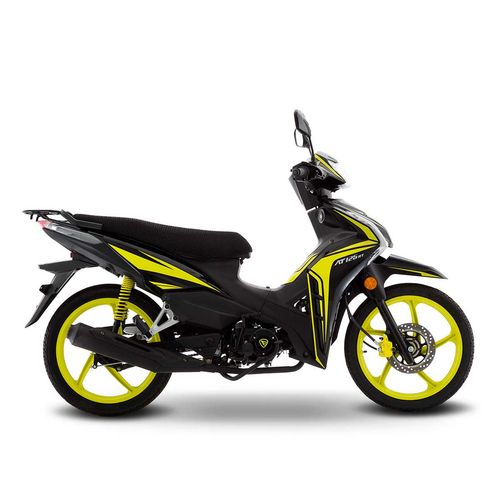 Moto Italika AT125 RT Negro Amarillo