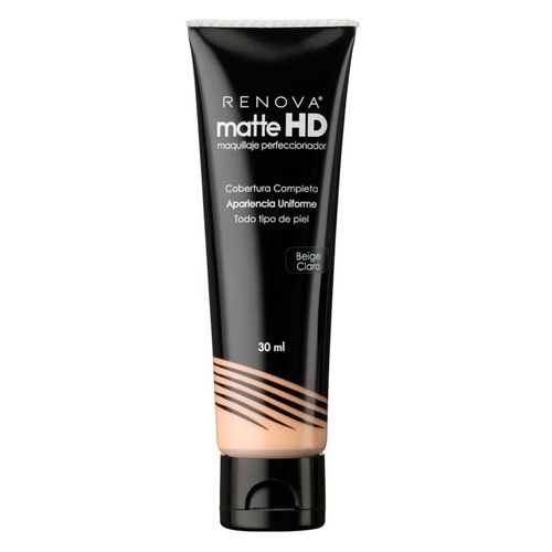 Maquillaje Líquido Renova Matte HD Beige Claro 30ml