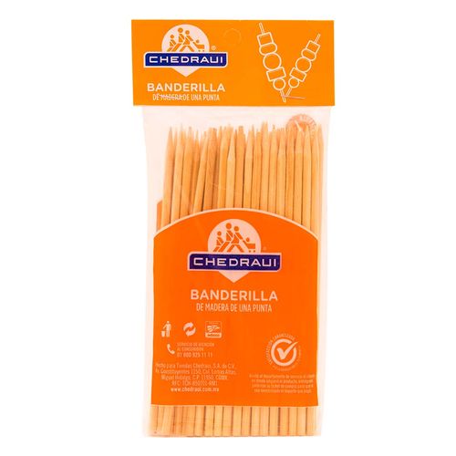 Banderillas de Madera Selecto Brand 15cm Una Punta 50 Banderillas