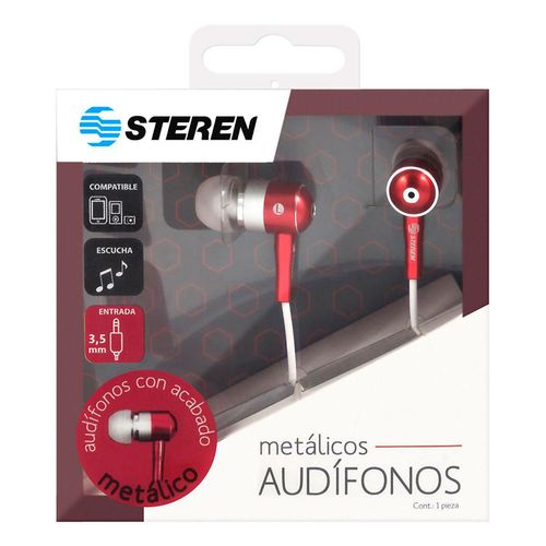 Audífonos Steren Metálico AUD-304