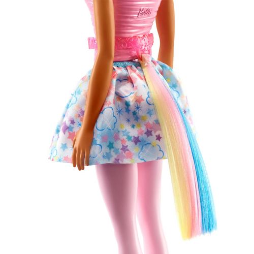 Barbie Unicornio Cuerno Rosa HGR21