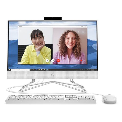 Computadora de Escritorio HP All in One AMD Ryzen 3 4GB RAM 512GB SSD Blanco 22-dd0544la