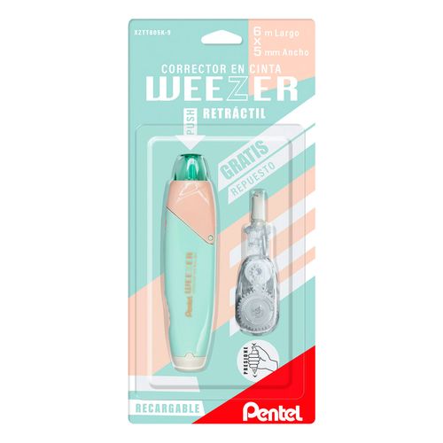 Corrector Pentel En Cinta Bli Col Surt