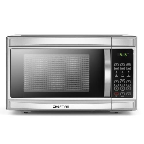Horno de Microondas Chefman 1.3 Pies Cúbicos 1000W Plata