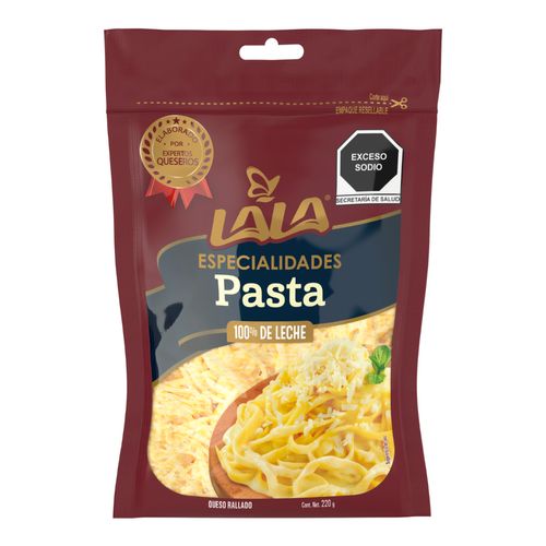 Queso Especialidades Pasta Lala Rallado 220g