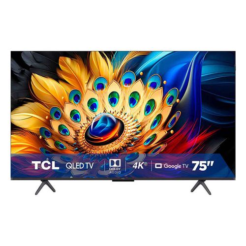 Pantalla 75 Pulgadas TCL QLED 4K HDR Google TV Mod 75Q5K