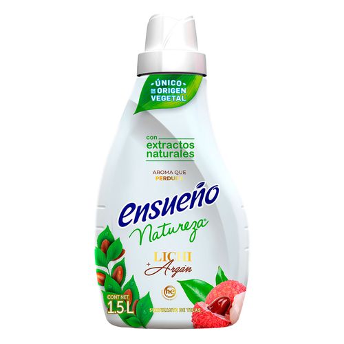 Suavizante de Telas Ensueño Natureza Lichi + Argán 1.5L