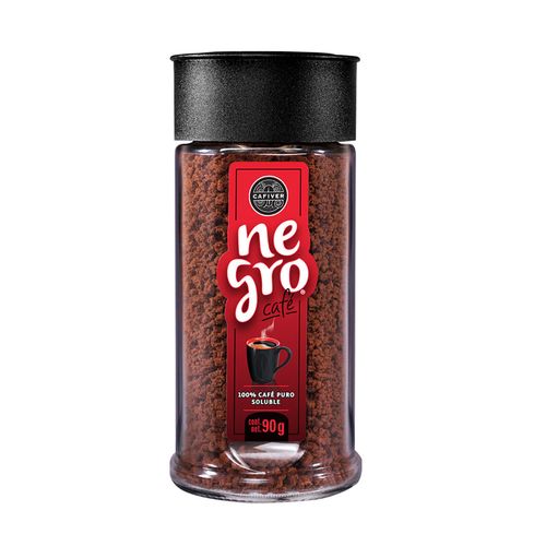 Café Soluble Cafiver Negro Regular de 90g