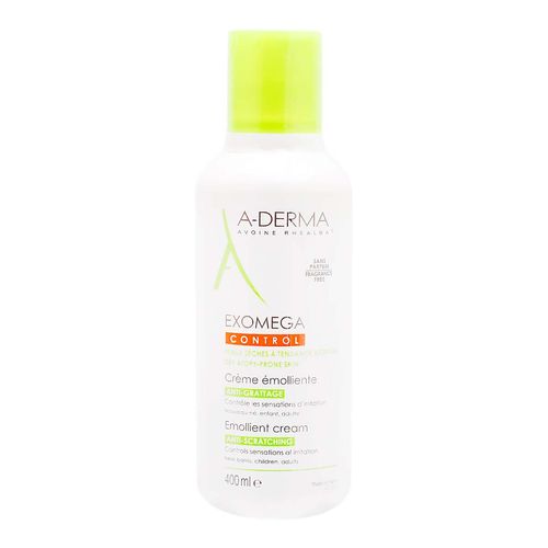 Crema emoliente anticomezón, Exomega control, 400 ml