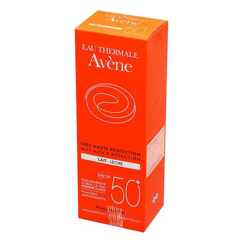 Leche solar corporal con antioxidante Fps 50+, 100 ml