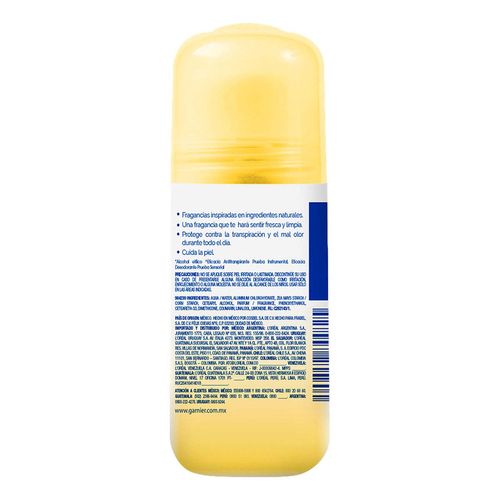Antitranspirante en Roll On Garnier Obao Coco Vainilla 65g