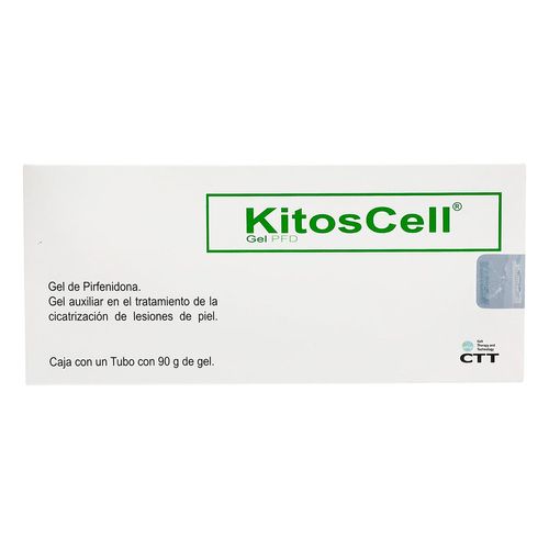 Gel KitosCell Auxliar en Cicatrización de la Piel Caja con Tubo de 90g