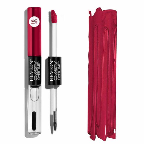Labial Líquido Revlon ColorStay Overtime Lipcolor tono 010 Non Stop Cherry